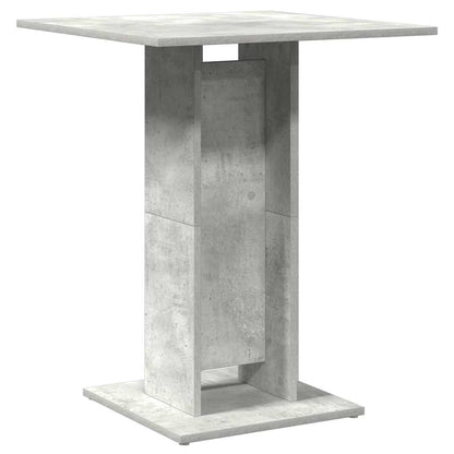 Mesa De Bistró De Madera Contrachapada Gris 60x60x75 Cm_0