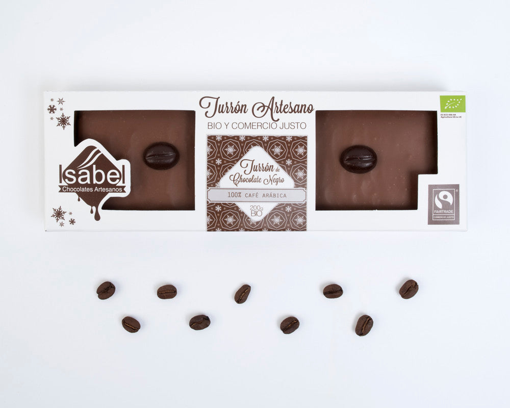Turrón Artesano Bio – Chocolate Y Café Arábica, 200 G._0