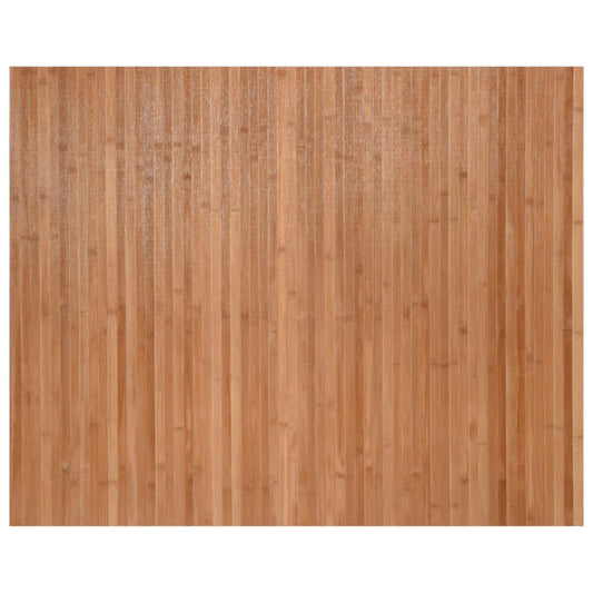 Vidaxl Alfombra Rectangular Bambú Color Natural 80x100 Cm_0