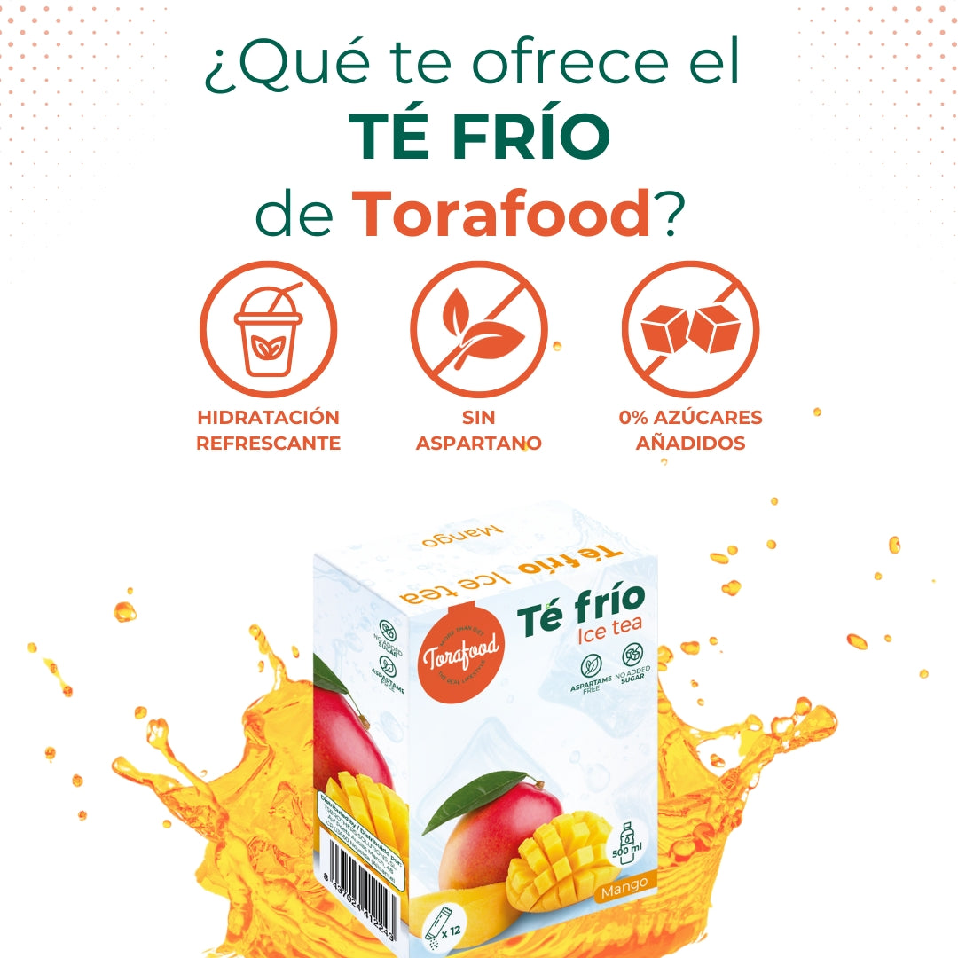 Té Frío Mango En Polvo - 12 Sobres de 3 Gramos Torafood_2