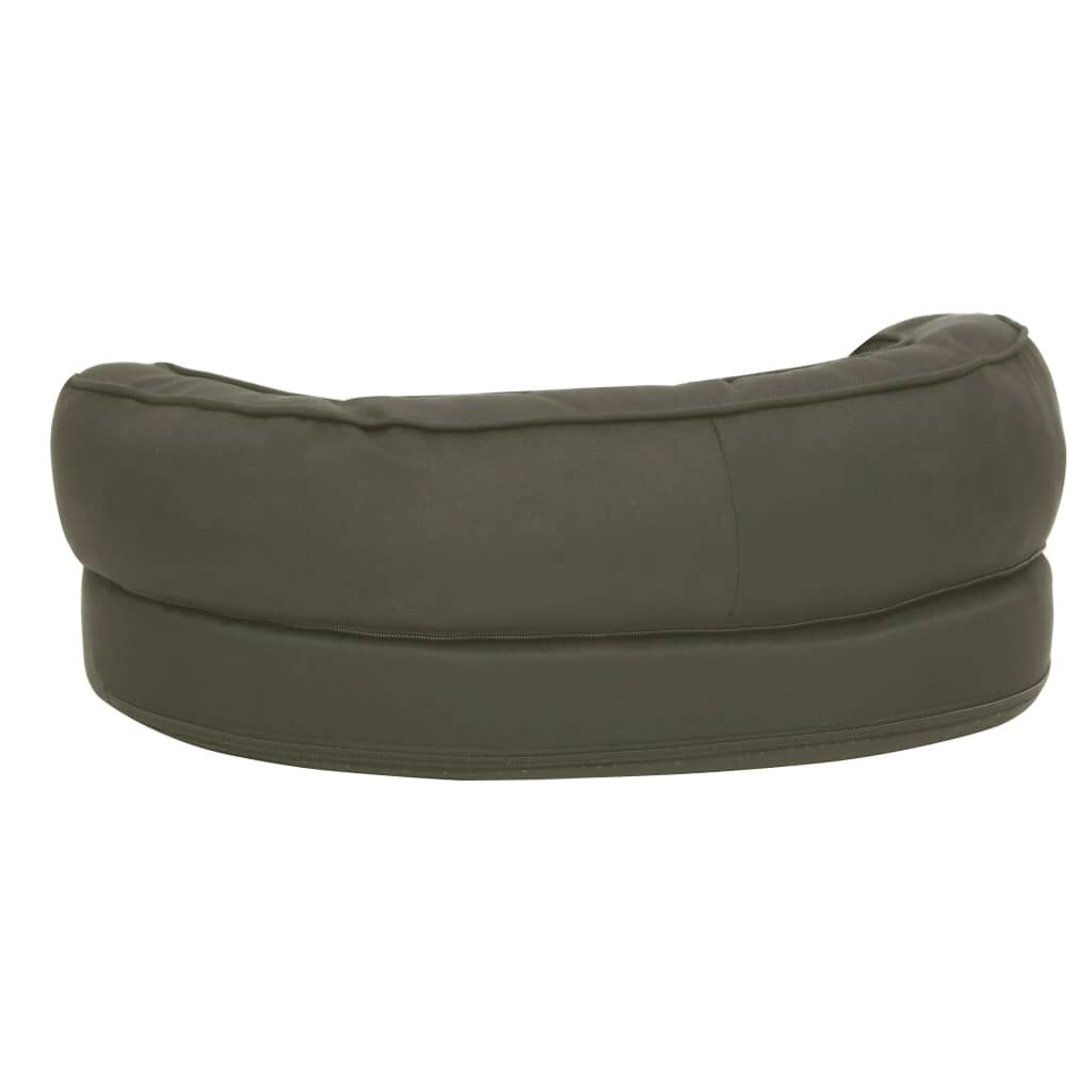 Vidaxl Colchón Para Cama De Perro Ergonómico Aspecto Lino Gris 60x42cm_4
