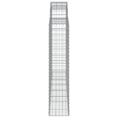 Cestas Gaviones 7 Uds Forma De Arco Hierro 200x30x140/160 Cm_4