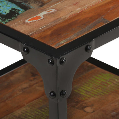Mesa De Centro De Madera Maciza Reciclada 40x40x36 Cm_2