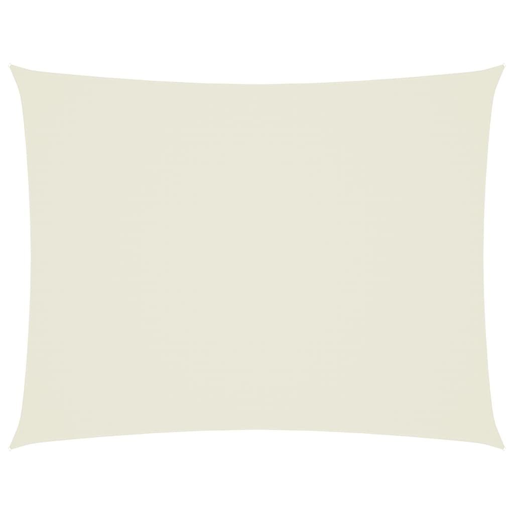 Vidaxl Toldo De Vela Rectangular Tela Oxford Color Crema 3x4 M_0