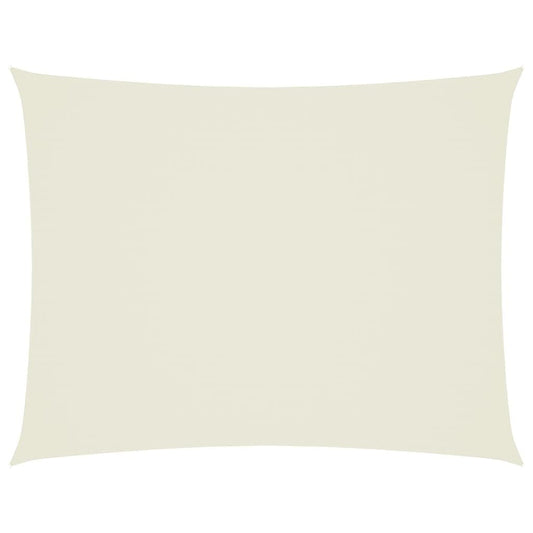 Vidaxl Toldo De Vela Rectangular Tela Oxford Color Crema 3x4 M_0
