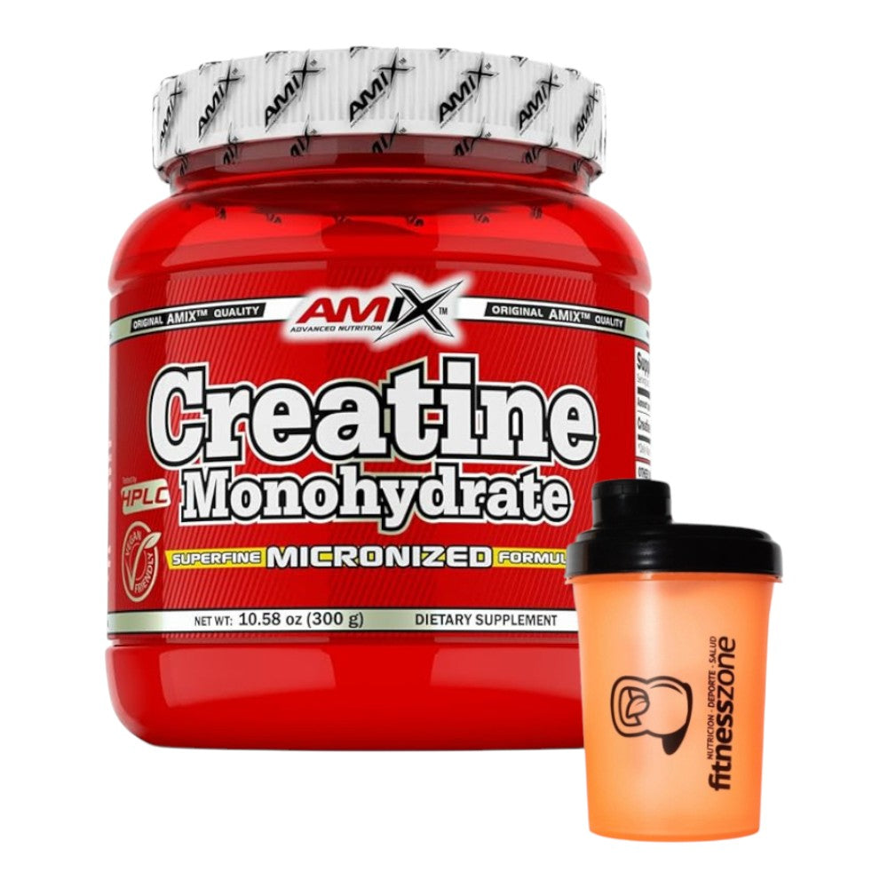 Creatine Monohydrate 300 Gr + ¡shaker Fitnesszone De Regalo!_0