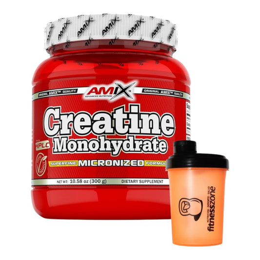 Creatine Monohydrate 300 Gr + ¡shaker Fitnesszone De Regalo!_0