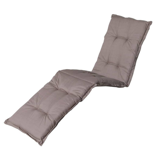 Madison Cojín Para Tumbona Basic Gris Taupé 200x60 Cm_0
