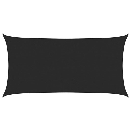 Vidaxl Toldo De Vela Negro Hdpe 160 G/m² 2,5x4,5 M_0