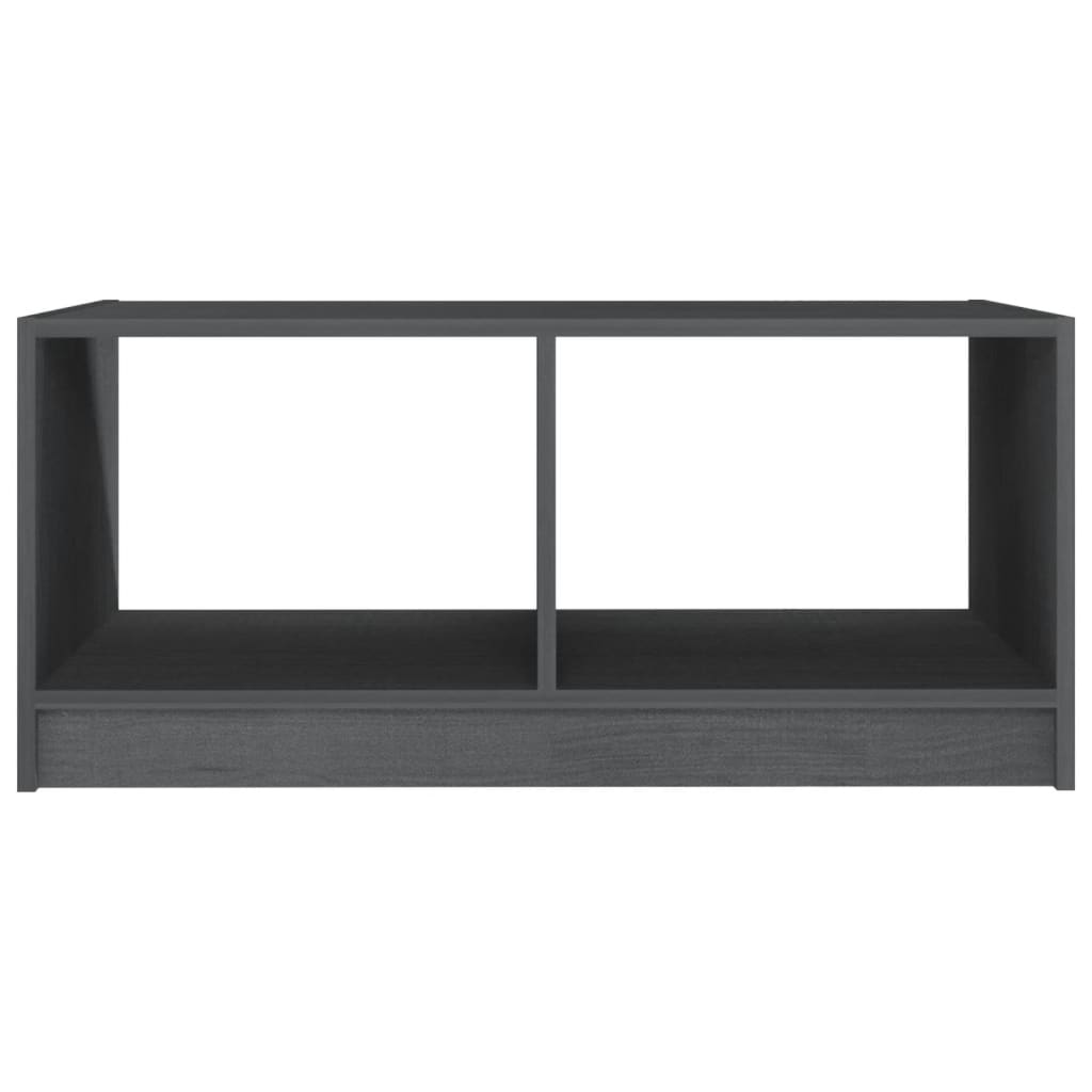 Mesa De Centro De Madera Maciza De Pino Gris 75x50x33,5 Cm_3