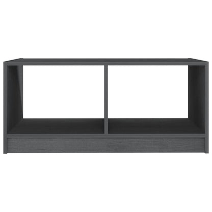 Mesa De Centro De Madera Maciza De Pino Gris 75x50x33,5 Cm_3