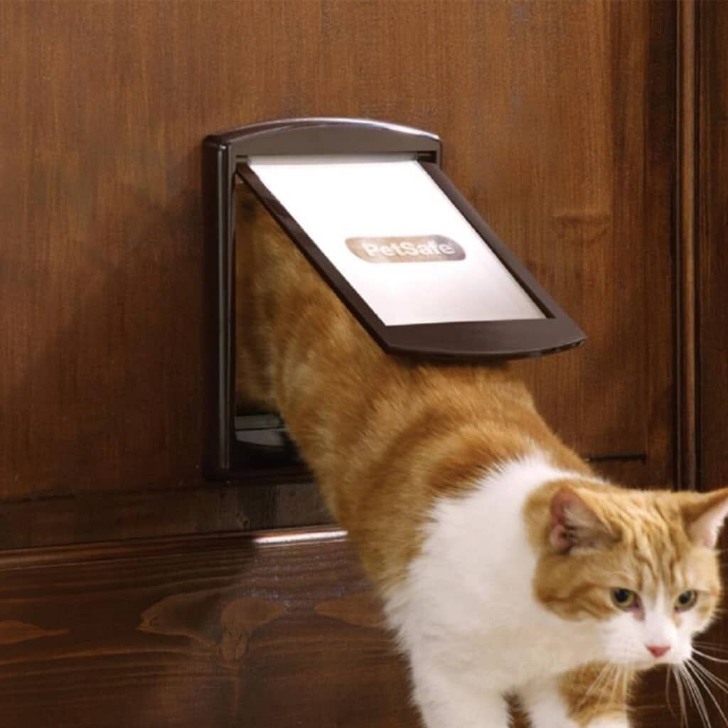 Petsafe Puerta Mascotas 2 Posiciones 730 Pequeña 17,8x15,2 Marrón 5018_1