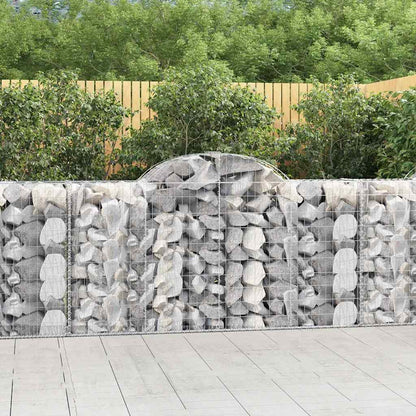 Cestas De Gaviones 50 Uds Forma De Arco Hierro 200x50x100/120cm_1