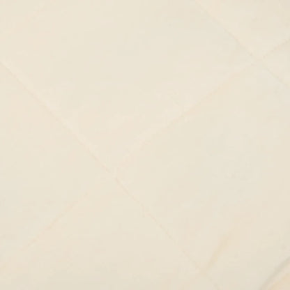 Vidaxl Manta Con Peso Tela Color Crema Claro 137x200 Cm 6 Kg_3