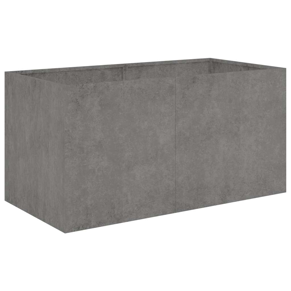 Maceta De Acero Corten 80x40x40 Cm_2