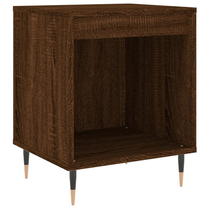 Mesitas Noche 2 Uds Madera Ingeniería Marrón Roble 40x35x50 Cm_2