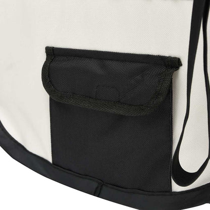Parque De Perros Plegable Y Bolsa Transporte Negro 110x110x58cm_5