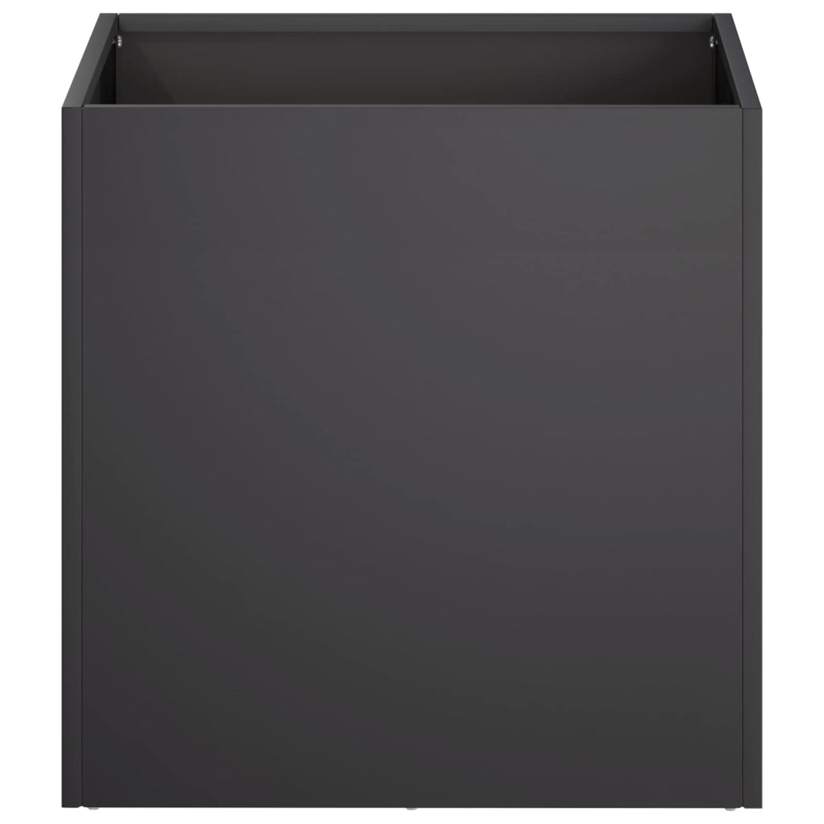 Macetero De Jardín 2 Uds. Negro 45 X 45 X 45 Cm_3