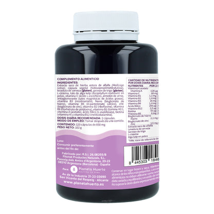 Hair Booster pelo, piel y uñas Planeta Huerto 120 cápsulas