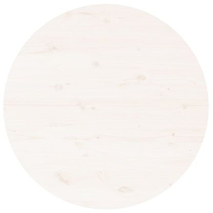 Mesa De Centro De Madera Maciza De Pino Blanco Ø 45x40 Cm_4