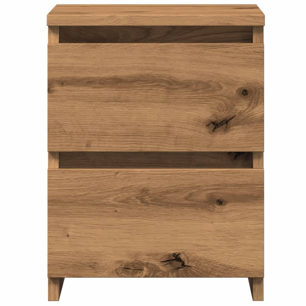 Mesitas Noche 2 Uds Madera Ingeniería Roble Artisan 30x30x40 Cm_3
