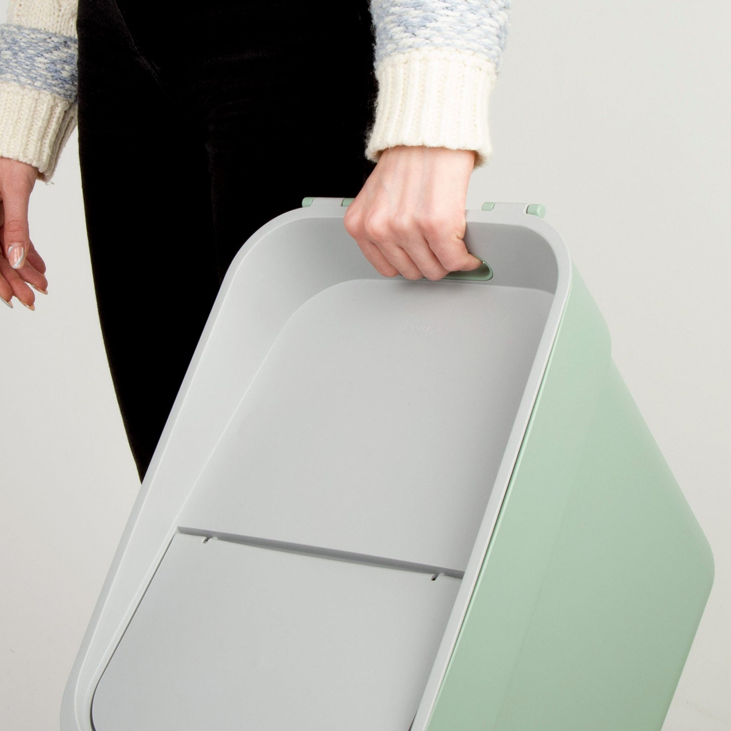Curver Cubo De Reciclaje Ready To Collect 20l Verde_4