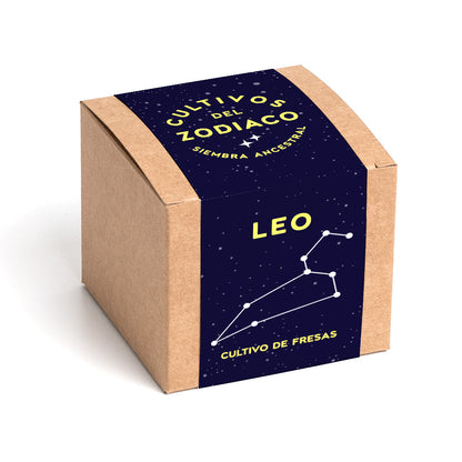 Cultivos Del Zodiaco – Leo | Kit De Cultivo Con Semillas De Fresa_0
