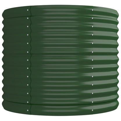 Jardinera Arriate Acero Galvanizado Verde 224x80x68 Cm_3