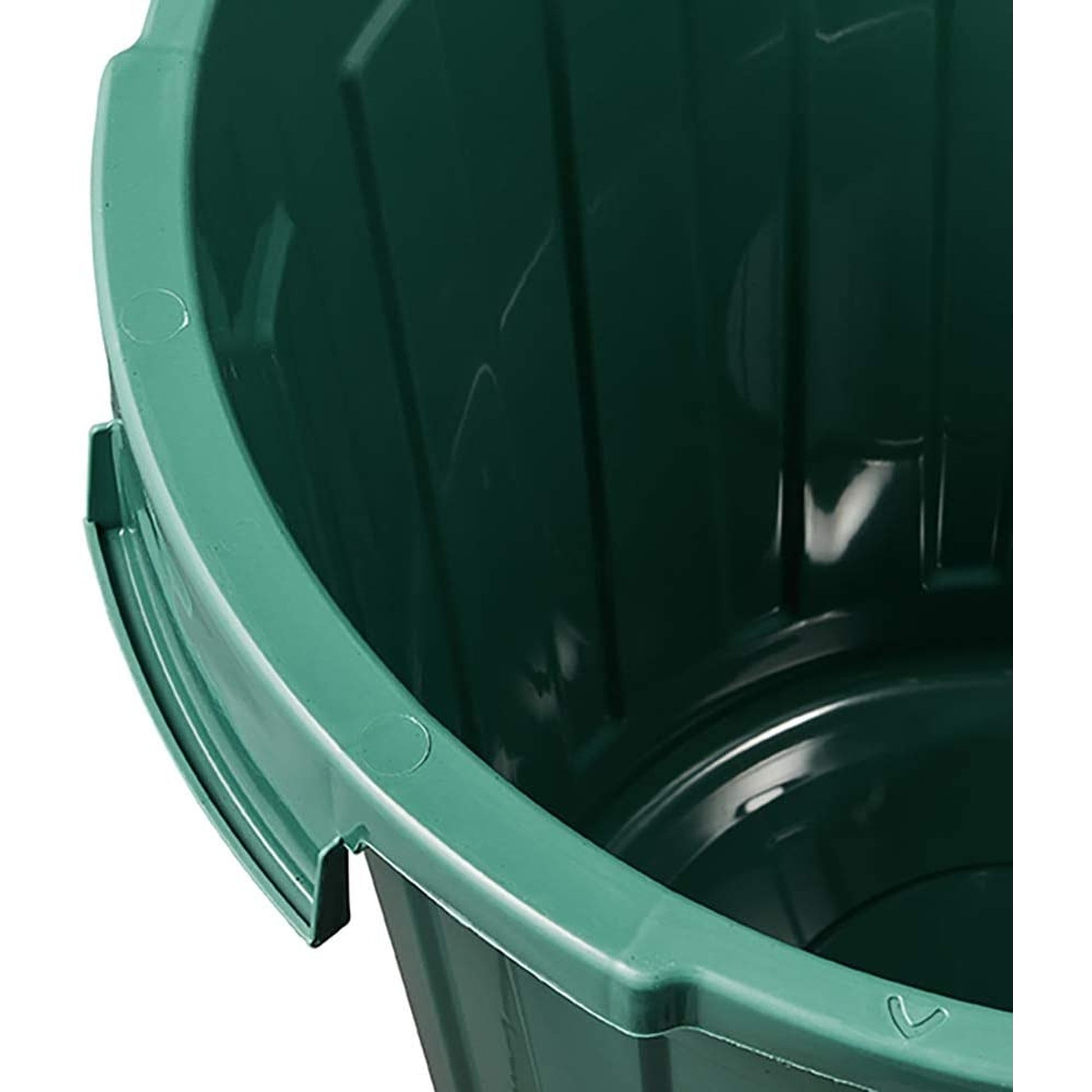 Cubo De Basura Eco / Papelera Polivalente Con Tapa Cerrable, Grande, Plástico Resistente (pp), 23 L, Mats, Verde_1