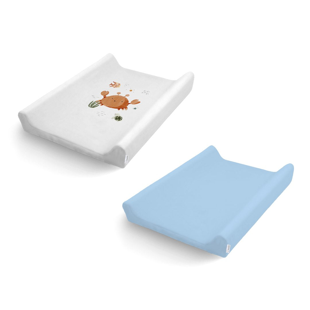 Pack 2 Fundas De Cambiador Algodón Sea World_0