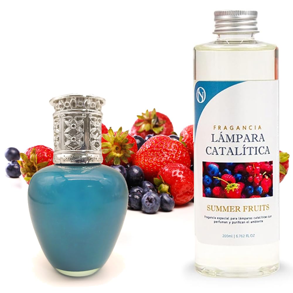 Lámpara Catalítica Aqua Marina + Aroma Summer Fruits 500ml - Elimina Malos Olores, Perfuma Y Mejora La Calidad Del Aire_0