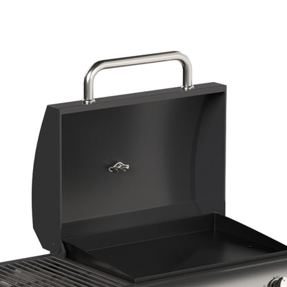 Outsunny Barbacoa De Gas Bbq Gas Con 3 Quemadores 7,5 Kw Con Plancha Negro_4