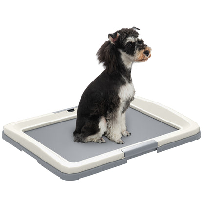 Pawhut Inodoro Para Perros Arenero Para Perros Con Bandeja Para Entrenamiento De Cachorros En Exterior E Interior 63x48_0