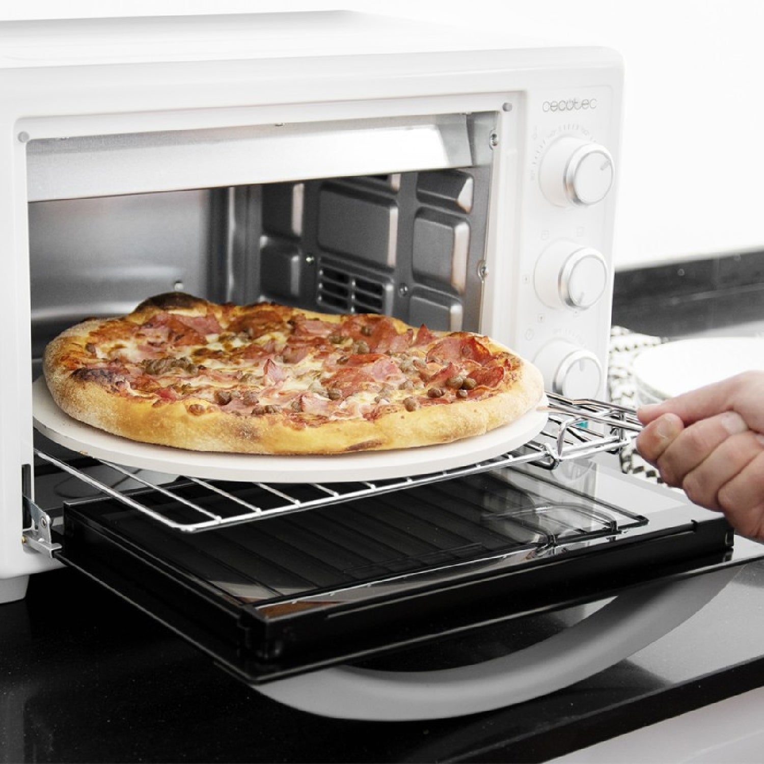 Cecotec Horno De Sobremesa Horno De Sobremesa Bake&toast 2600 White 4pizza_1