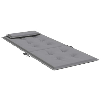 Vidaxl Cojines De Silla Con Respaldo Alto 6 Uds Tela Oxford Gris_4