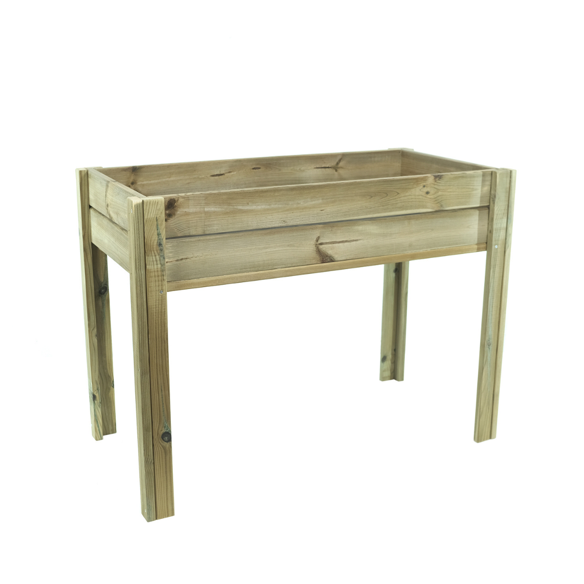 Mesa De Cultivo Nika  Madera Rectangular 100x50x74 Cm - Vidahuerto.