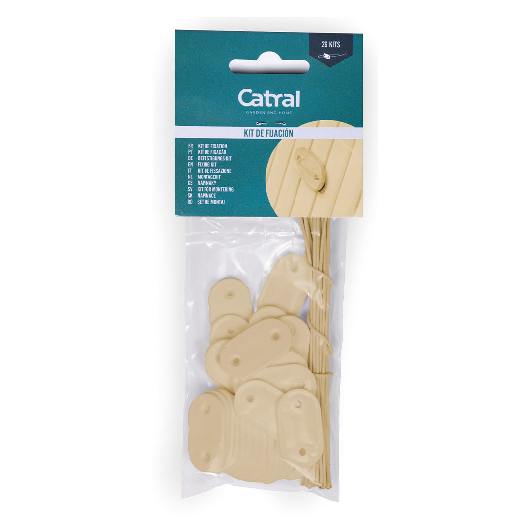 Kit De Fijación Para Cañizos De Pvc - Montaje Sencillo Unico / Multicolor_1
