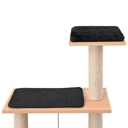Vidaxl Rascador Para Gatos Con Alfombra Rascadora De Sisal 123 Cm_3