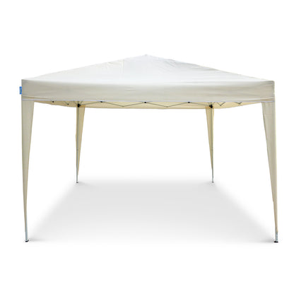 Goodyear - Carpa Plegable 3x3 M Beige Multifuncional | Impermeable | Ideal Para Jardín, Terraza, Playa | Bolsa De Transporte | 4 Cortavientos_2