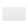 Alfombra De Baño 50x80cm 1000gsm 100% Algodon C/ Logo Bordado Blanco Core Benetton