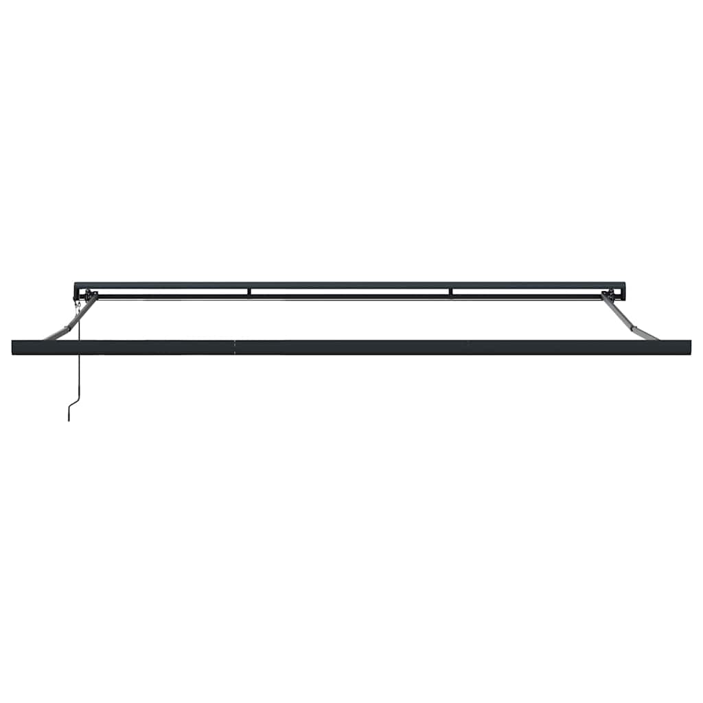Toldo Retráctil Aluminio Y Tela Amarillo Y Blanco 4x3 M_4