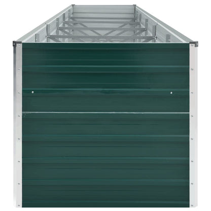 Arriate De Jardín De Acero Galvanizado Verde 480x80x77 Cm_3