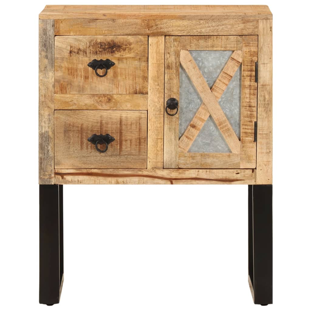 Aparador De Madera De Mango Maciza 60x30x76 Cm_2