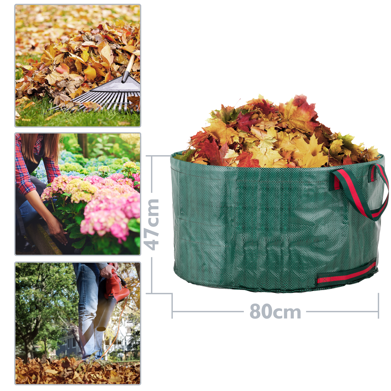 Bolsas De Limpieza Para Jardín 240l 80 X 47 Cm 3 Unidades_1