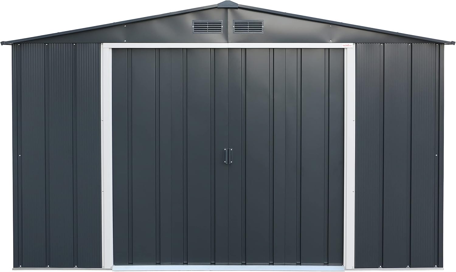 Duramax - Caseta Cobertizo Jardín - Eco Gandia 10x8 - Metal - Gris Antracita_5