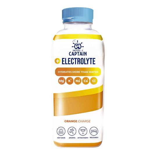 Bebida Natural Electrolyte Naranja Pet The Gutsy Captain 600 ml