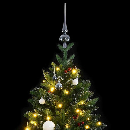 Vidaxl Árbol De Navidad Artificial Con Bisagras 150 Led Y Bolas 150 Cm_1