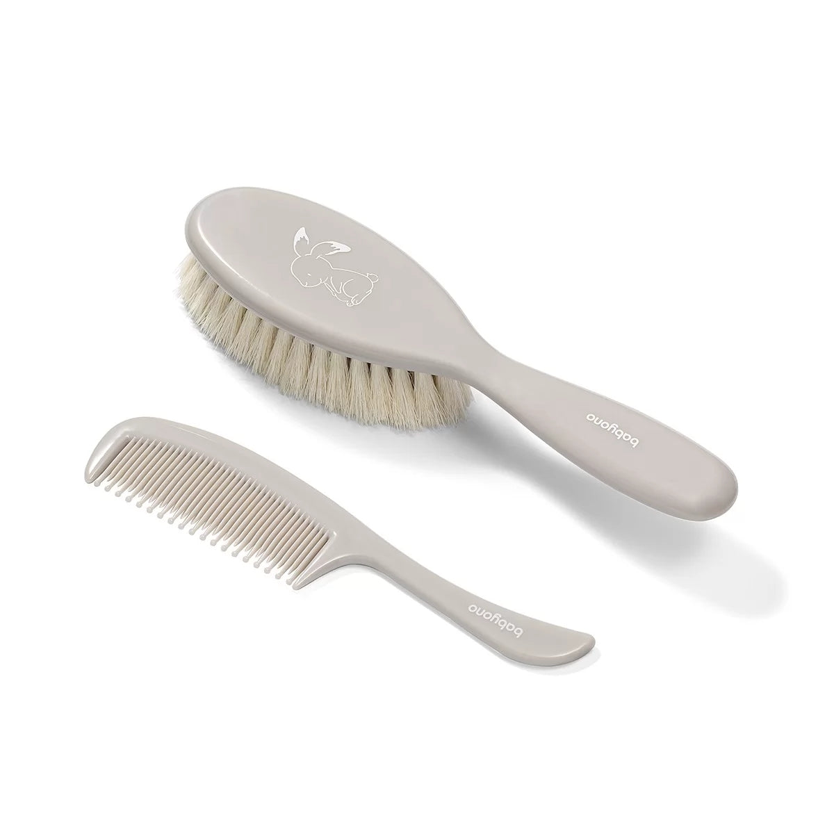 Babyono Set Cepillo Y Peine Con Cerdas Naturales Extra Suaves_0