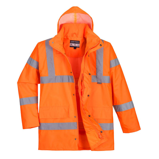 Chaqueta Traffic Hivis Impermeable Y Transpirable / Xxl / Naranja_0