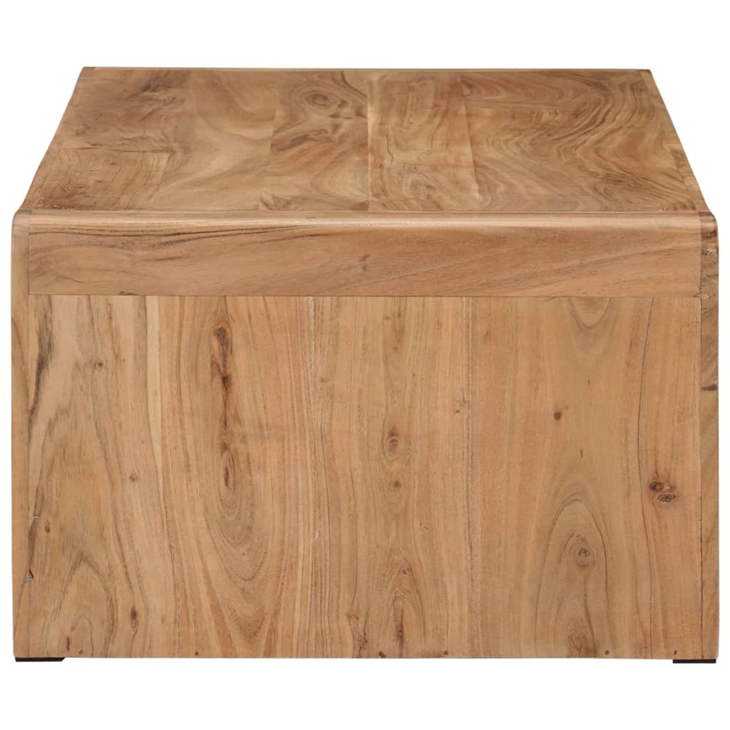 Mesa De Centro Madera Maciza Acacia 110x55x35 Cm_1